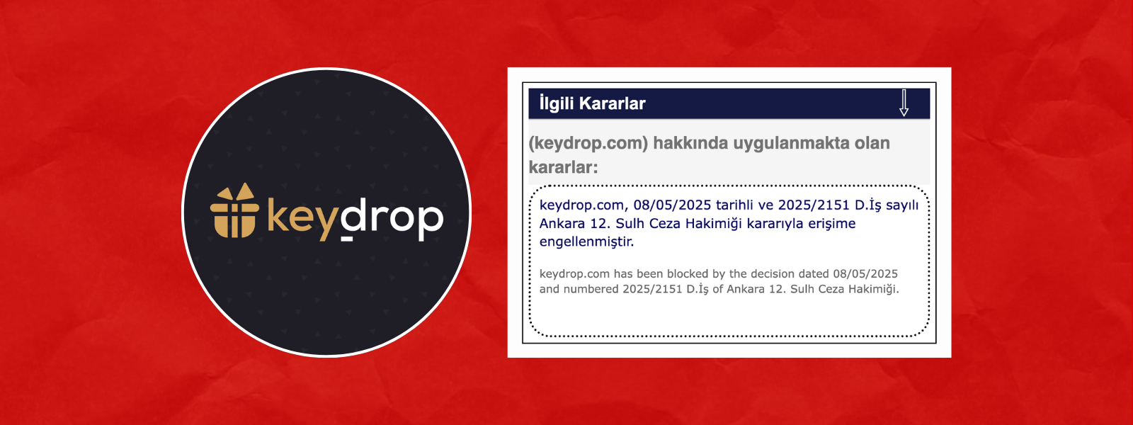 Platform blocked from access by BTK