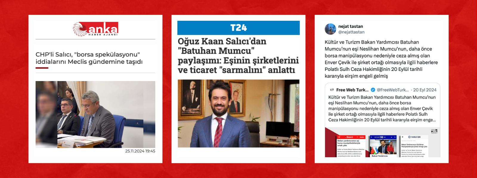 News reports blocked from access by the İzmir 6th Criminal Judgeship of Peace