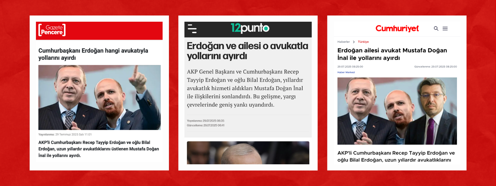 News reports blocked from access by the Istanbul Anadolu 1st Criminal Judgeship of Peace