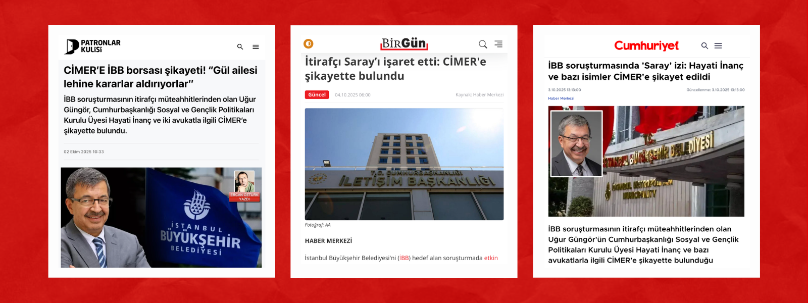 News reports blocked from access by the Istanbul 7th Criminal Judgeship of Peace
