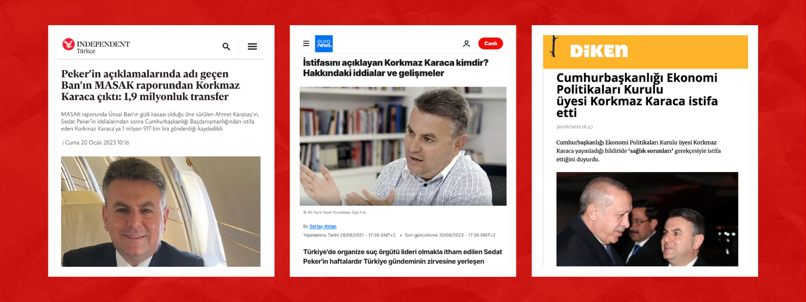 News reports sanctioned by the Istanbul 9th Criminal Judgeship of Peace