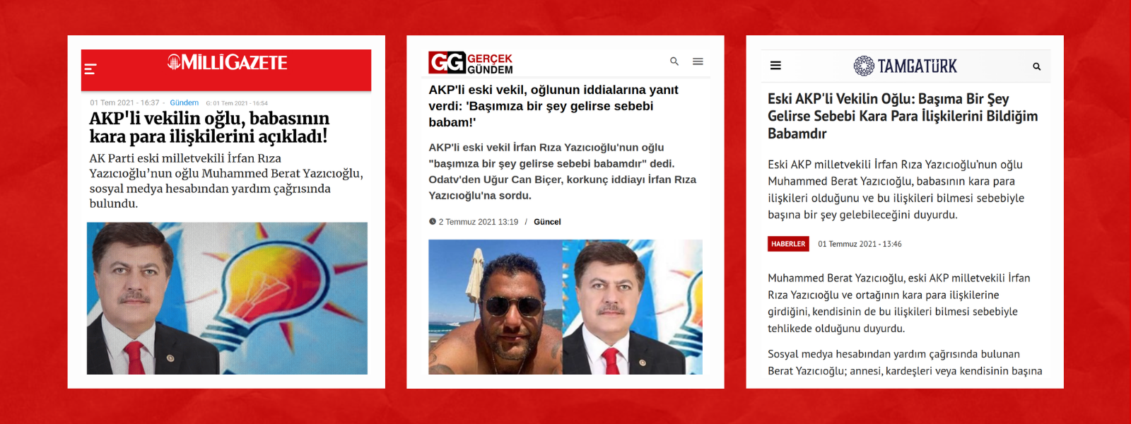 News articles blocked from access by the Ankara Gölbaşı Criminal Judgeship of Peace