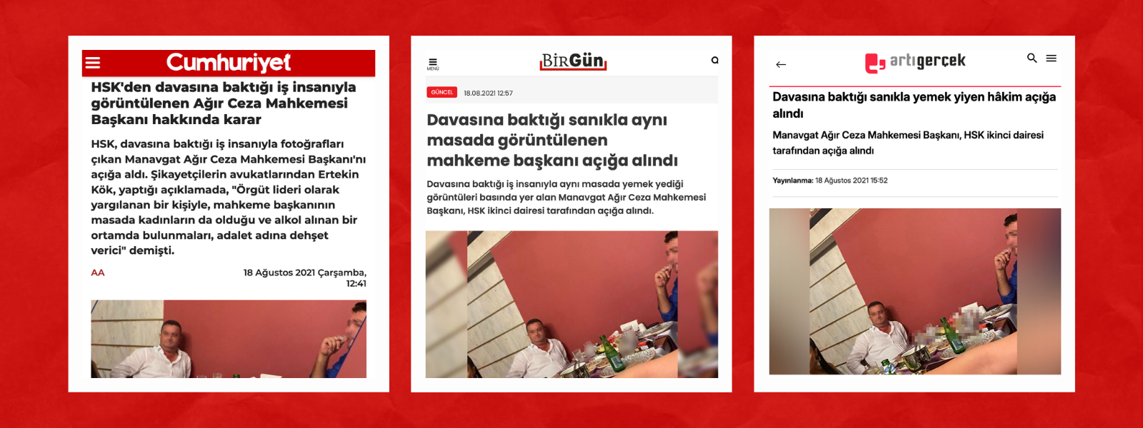 News articles sanctioned by the Hınıs Criminal Judgeship of Peace