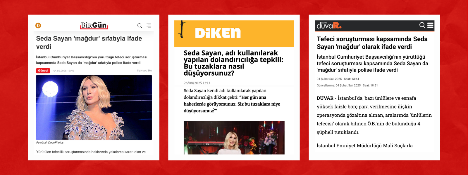 News Stories Blocked from Access by the Istanbul 48th Civil Court of First Instance