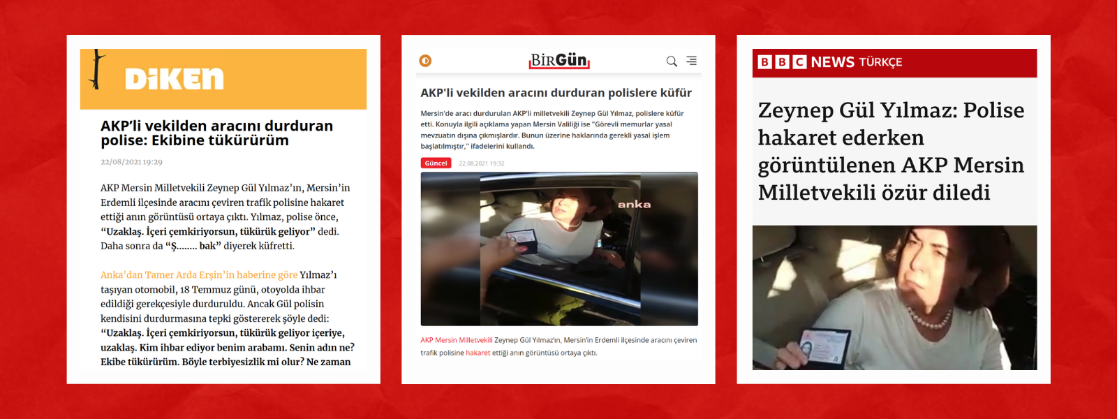 News Stories Sanctioned by the Mersin 3rd Civil Court of First Instance