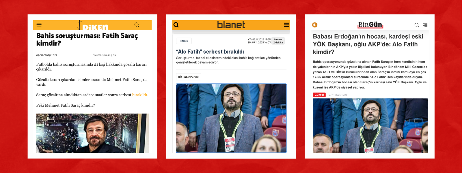 News Stories Blocked from Access by the Kayseri 12th Civil Court of First Instance