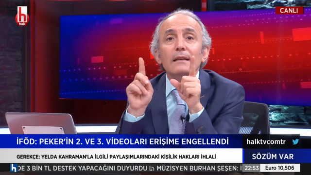 EngelliWeb’s notice on the Sedat Peker decision was covered by Halk TV