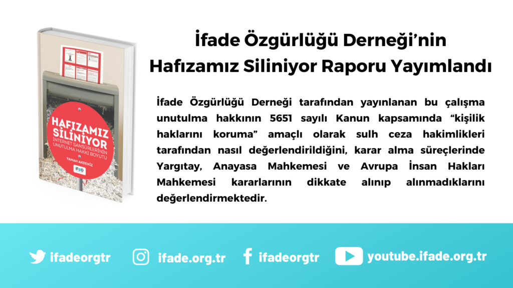 İFÖD, Hafızamız Siliniyor çalışmasını yayımladı