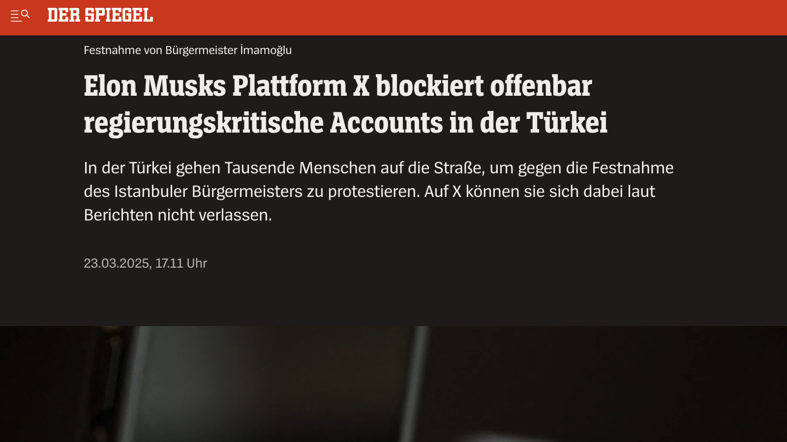 Der Spiegel, X’in hükümeti eleştiren hesaplara yönelik engellerini EngelliWeb verileriyle aktardı