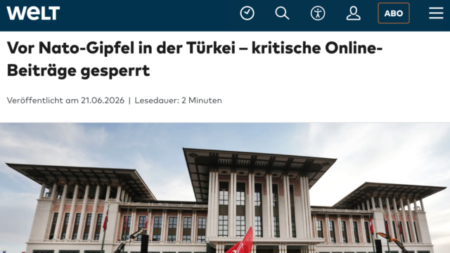 WELT, NATO zirvesi öncesindeki erişim engellerini EngelliWeb verileriyle aktardı